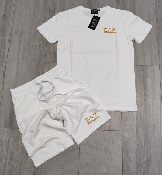 Conjunto verano EA7 blanco