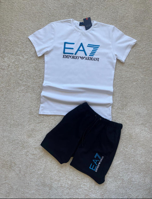 Conjunto verano EA7 blanco