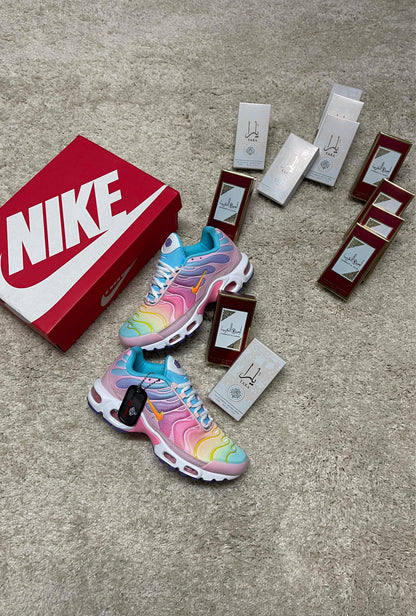 NIKE TN ROSA +PERFUME+MOCHILA FINDE