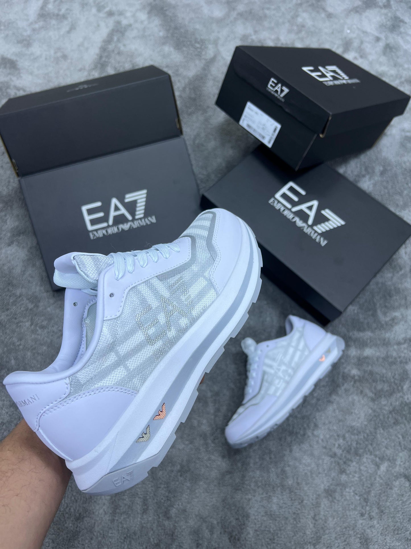 Zapatillas empori Armani blancas