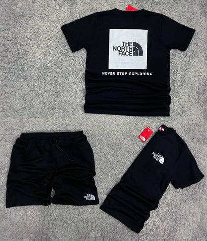 Conjunto negro The North Face verano