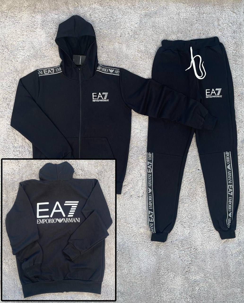 Chándal EA7  armani negro