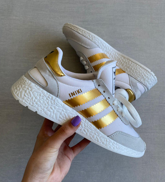 Adidas Iniki Oro/Blanco